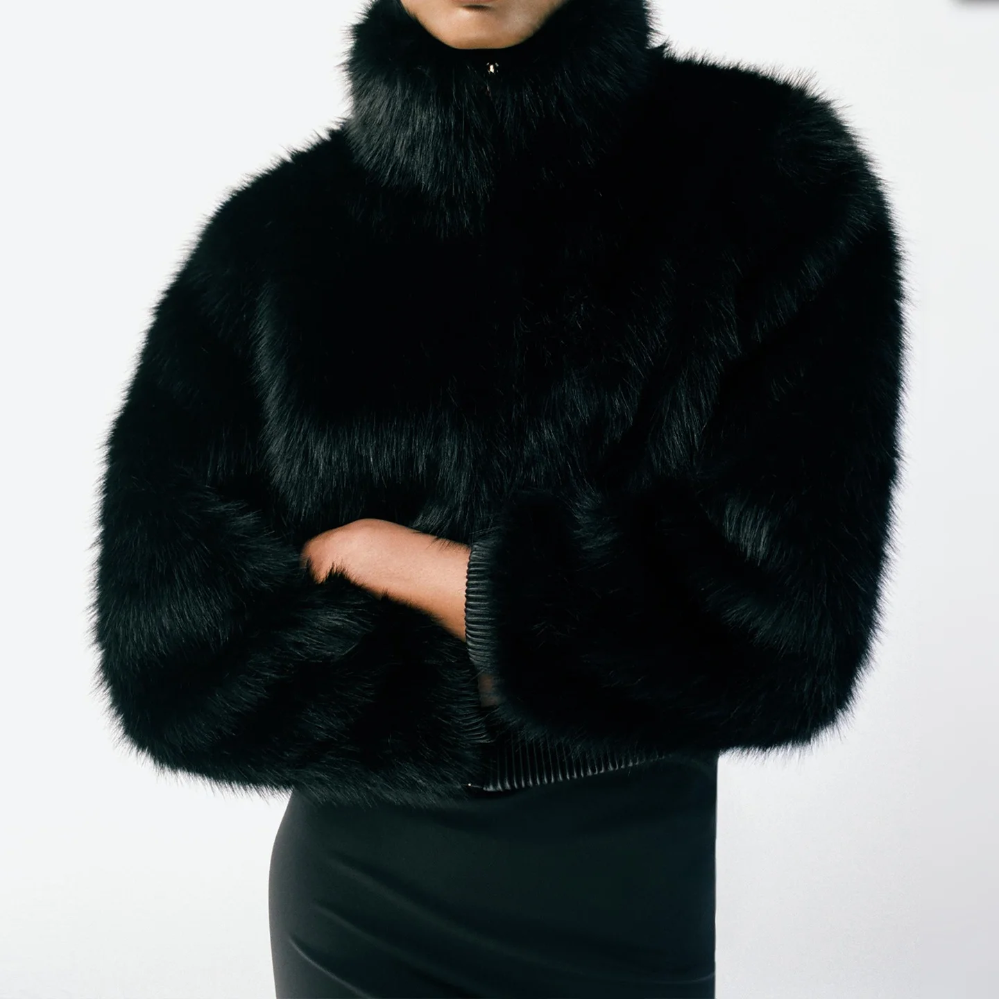 Z Cappotto da donna con colletto alla coreana in pelliccia artificiale versatile ort Faionable 2025 Nuovo arrivo Capispalla da donna con vestibilità alla coreana