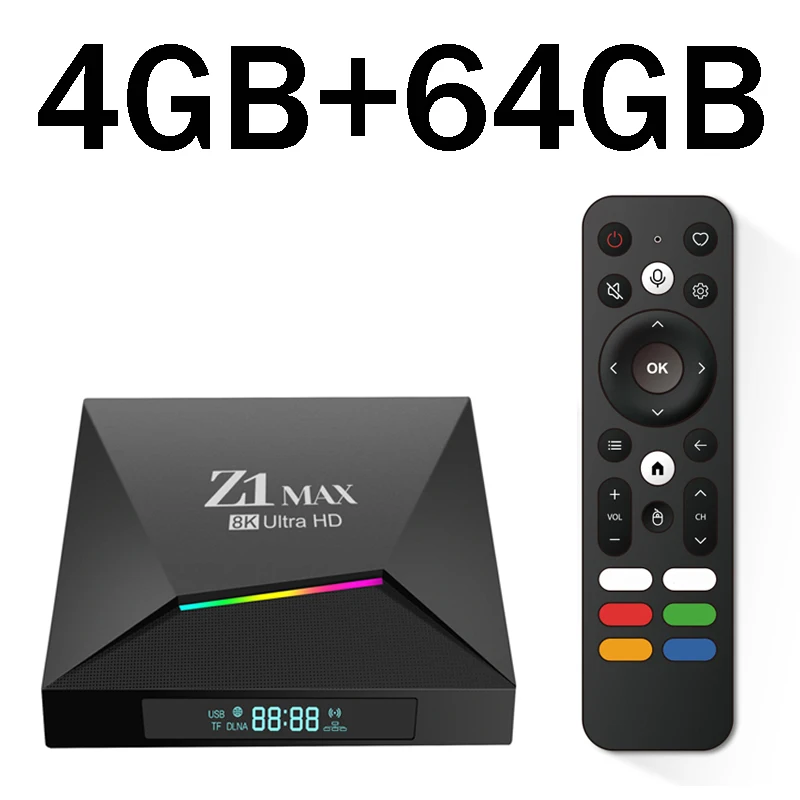 4K Android TV ボックス 4K 10箱セット Z1 Max TV Box Android 15 iptv Allwinner H618 Quad Core 4G 5G Dual