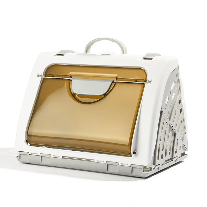 

Portable cat cage out pet air box folding, portable breathable pet car bag