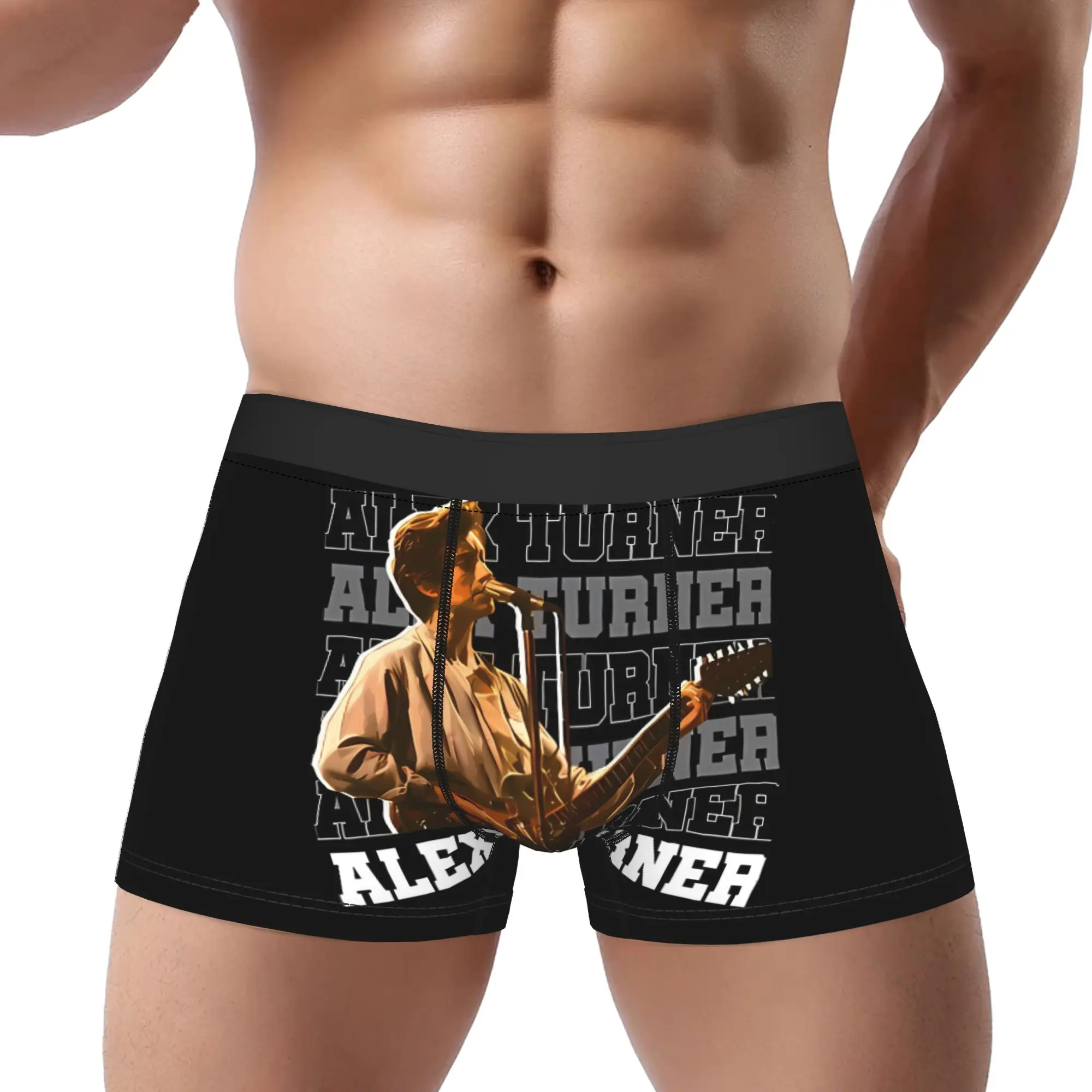 

Трусы Arctic Monkeys Alex Turner, дышащие трусы, мужское нижнее белье, вентилируемые шорты, трусы-боксеры