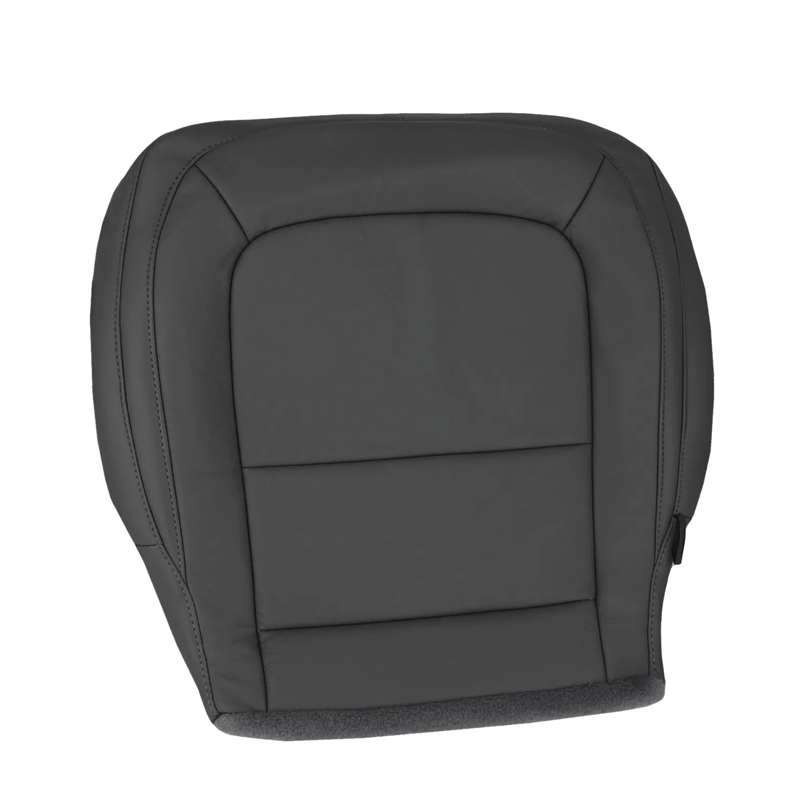 

Front Seat Cover for Chevy Colorado 2015-2022 Driver or Passenger Side, Black Leather Bottom Seat Protector Direct Replacement