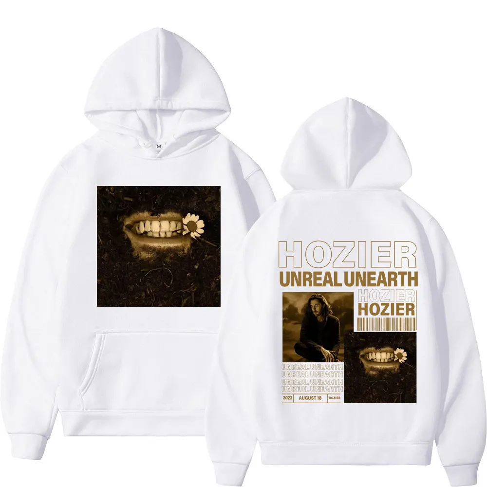 Singer Hozier Music Album Cover Print Hoodie Fashion Rock Hip Hop Sweatshirts Men's Women's Casual Vintage Pullovers Streetwear