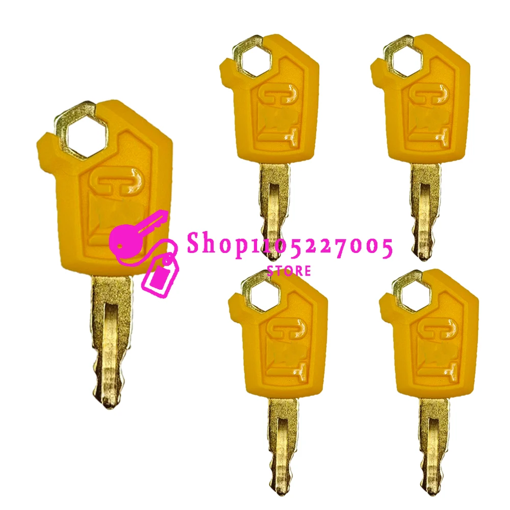 20/10/5/1 قطعة جديد 5P8500 مفاتيح صفراء ل CA حفارة مفاتيح E305.5 E307 E313 E320D2GC E323 بدء مفتاح الإشعال