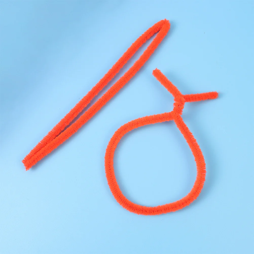 300개 트위스트 가능한 공예 스템 DIY 핸드메이드 재료 어린이 상상력 발달용 유연한 스틱 학교 미술 활동용