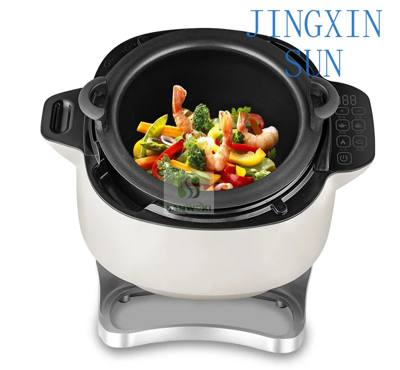 6L Automatic intelligent stir cooker robot elektrische chinesische lebensmittel automatic stirring friteuse machine
