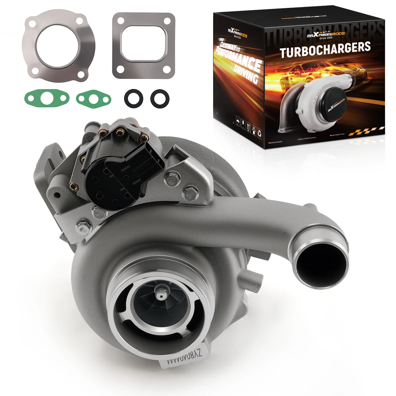 

Турбокомпрессор MaXpeedingrods GTB3576KLNRV для грузовиков Hino Ranger 500 серии с двигателем J08E, 6 цилиндров, 7.7 л, дизель, 271 л.с.