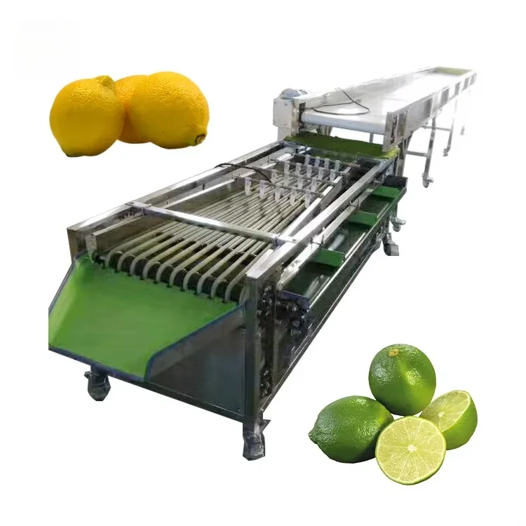 Automatic Fruit And Vegetable Grading Machine Orange Cherry Dates Size Sorting Papaya Classifying Classifier Machine