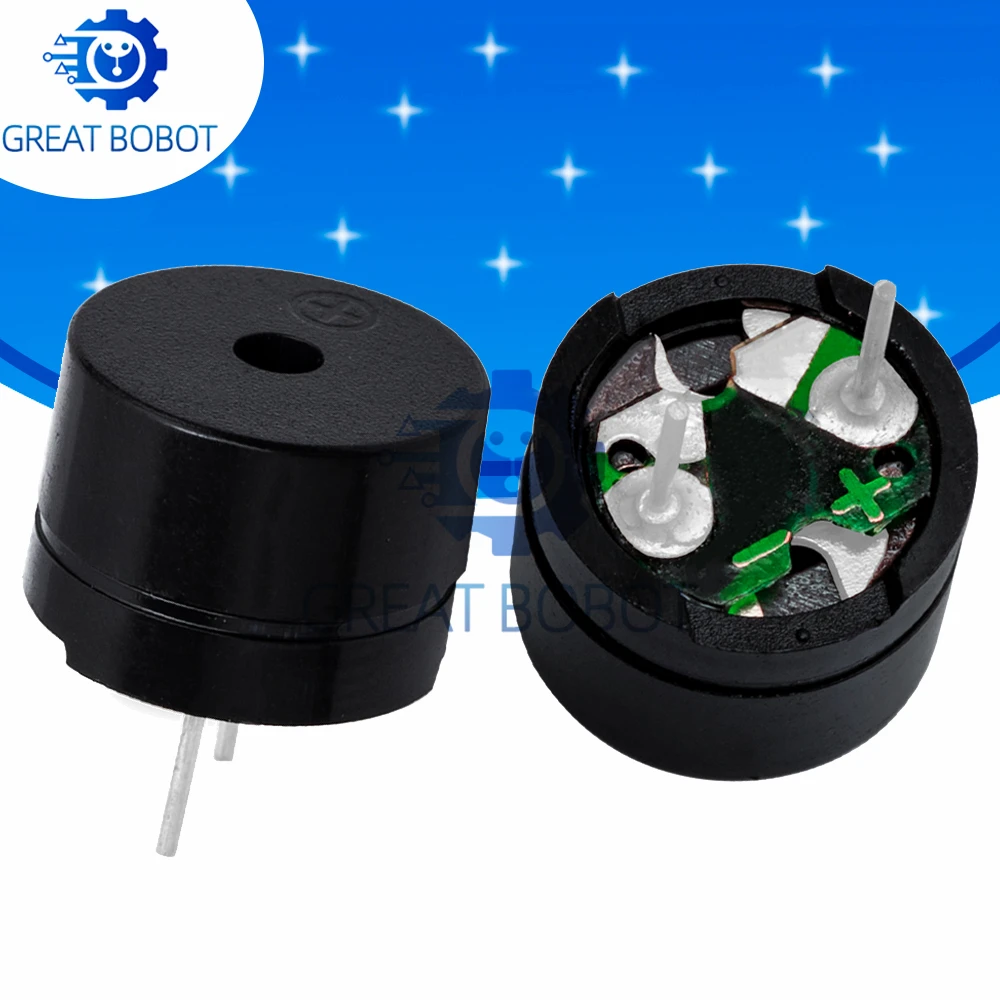 10~20PCS BS Universal passive buzzer electromagnetic impedance 16 ohms AC / 2KHz 3V 5V 12V Universal