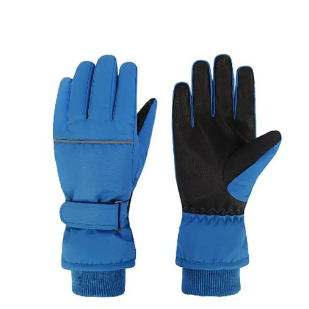 

Cloth Waterproof Adult Kids Ski Gloves Windproof Wear Resistant Outdoor Snow Child Winter Gloves Waterproof Non-slip