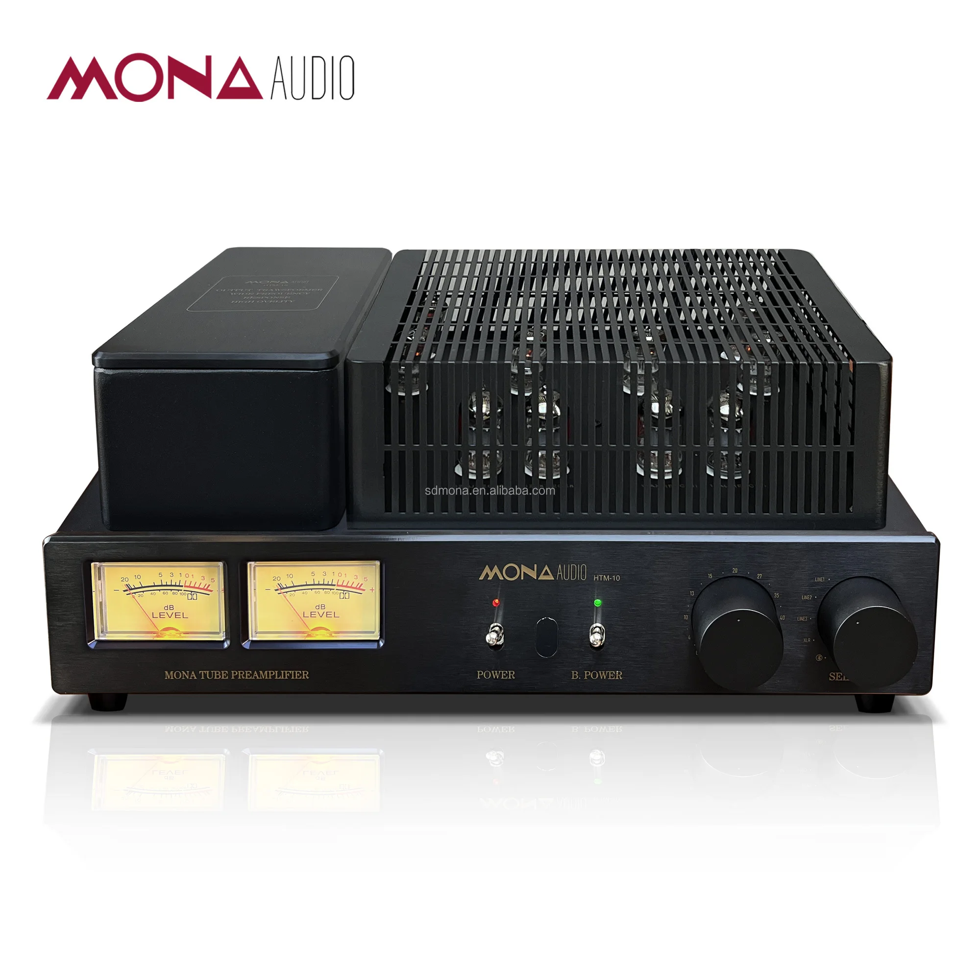 Moan Chill HTM-10 Home Amplifier Pure Rear Music Receiver with ECC82/ECC83 Vacuum Tubes Metal Stage Use