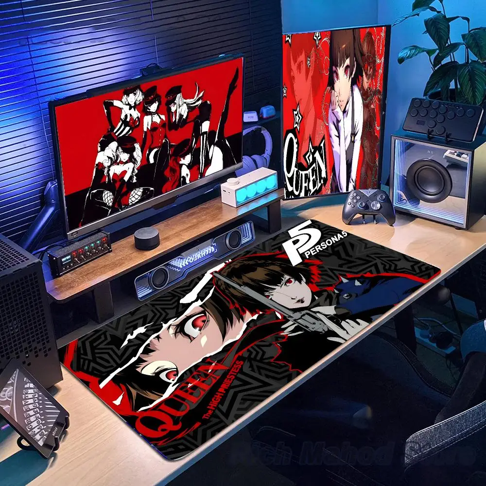 Makoto Niijima Mouse Pad Mousepad Large Gaming Mouse Pad LockEdge Thickened Computer Keyboard Table Desk Mat