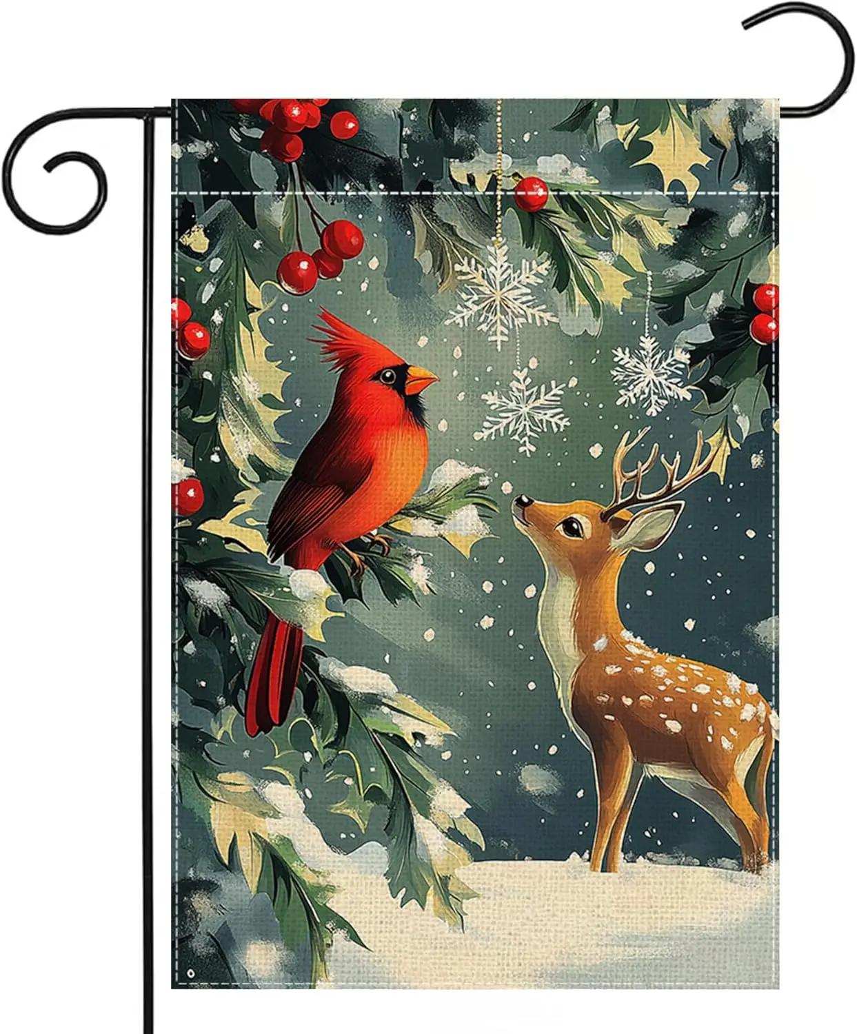 Winter Reindeer Sno… - image