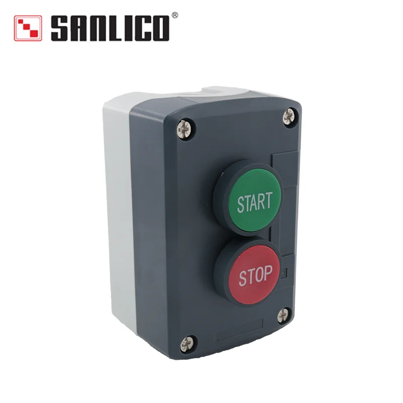 Waterproof Control Box Momentary Push Button Switch Station IP65 STOP and START Switch SAL LA68H-D XALD224 Spring Return