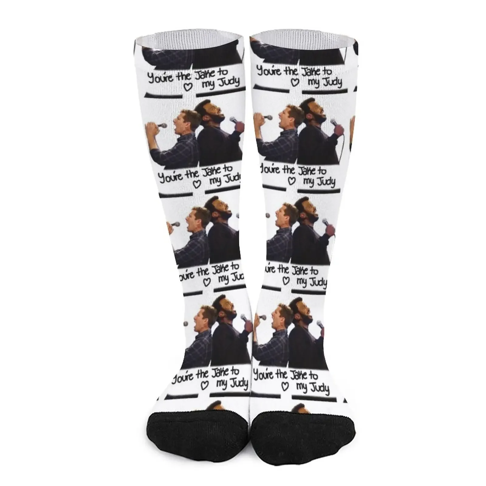 jake peralta and doug judy You're the Jake to my Judy Brooklyn 99 Socks luxury sock gifts for men sheer socks men