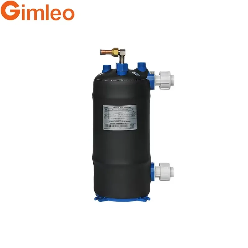 For New Restaurant Water Cooler Chiller Titanium Heat Exchanger Evaporator for Swimming Pool Boiler (ETA-1)