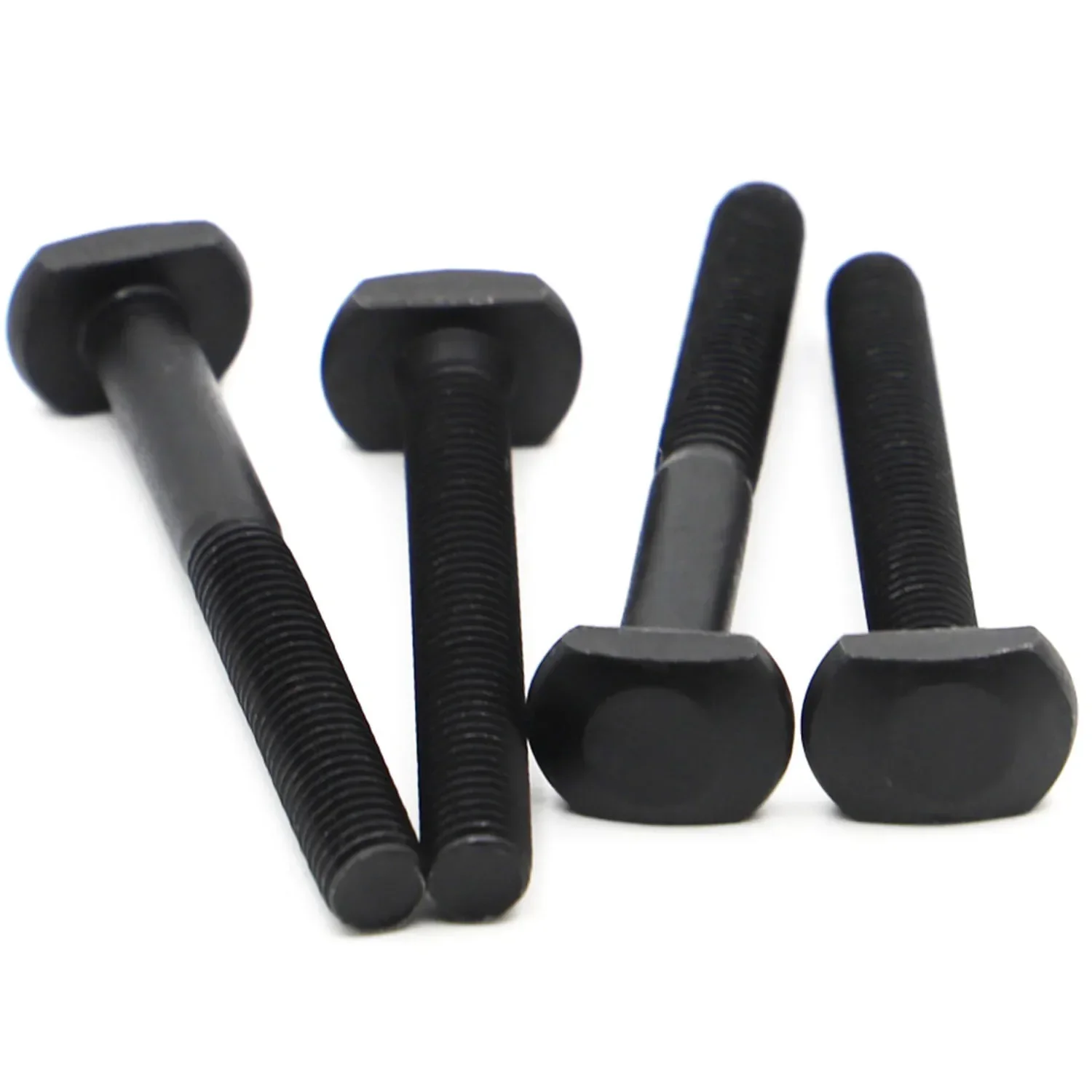 M6 M8 M10 M12 Black Carbon Steel T Shape Punch Milling Machine Screw Threaded Rod Clamping Cap Bolt T-Slot T-head Bolts GB37