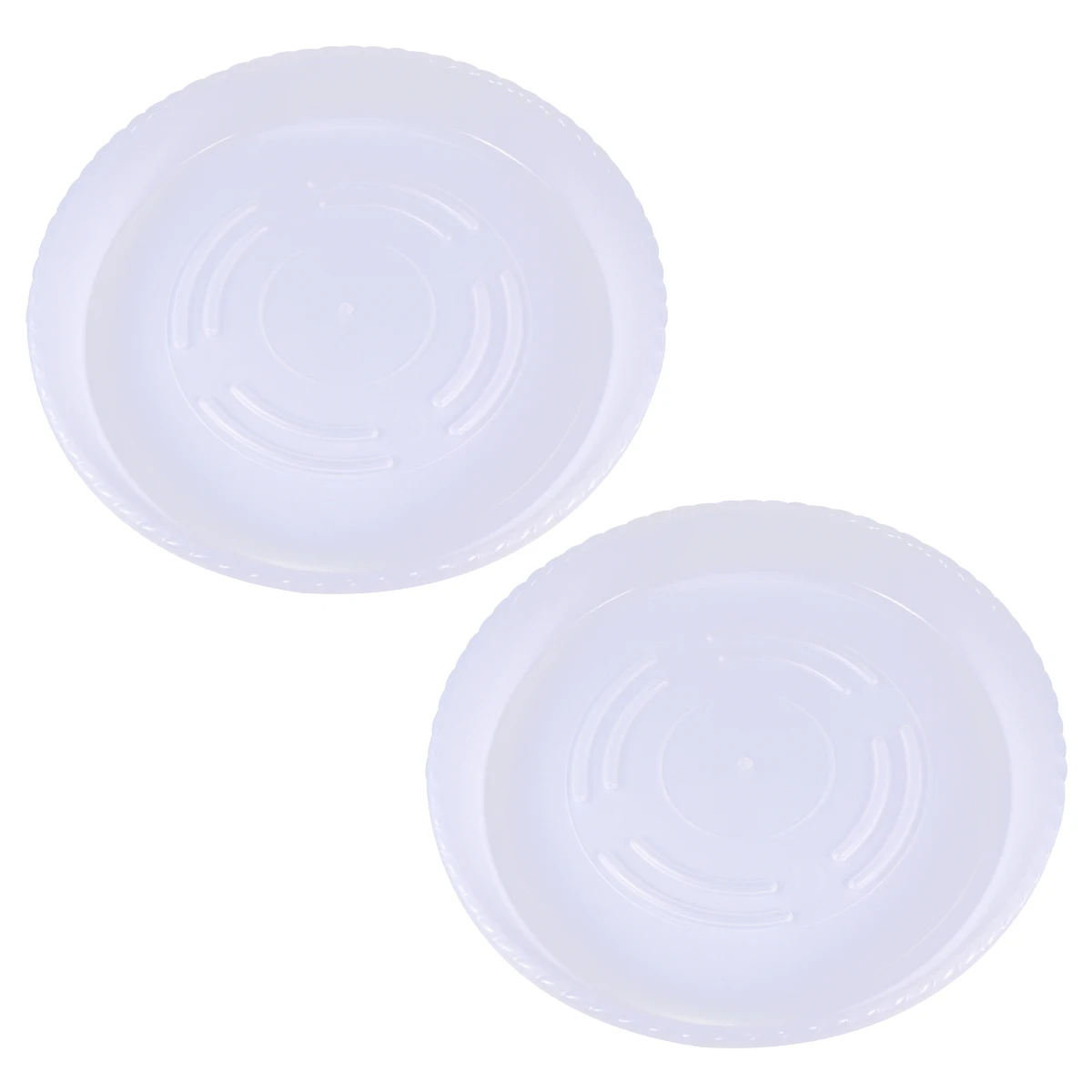 

2 Pcs Transparent Plant Pot Plant Pot Tray Base Resin Drainage Flowerpot Tray Balcony Garden Indoor Sturdy Durable