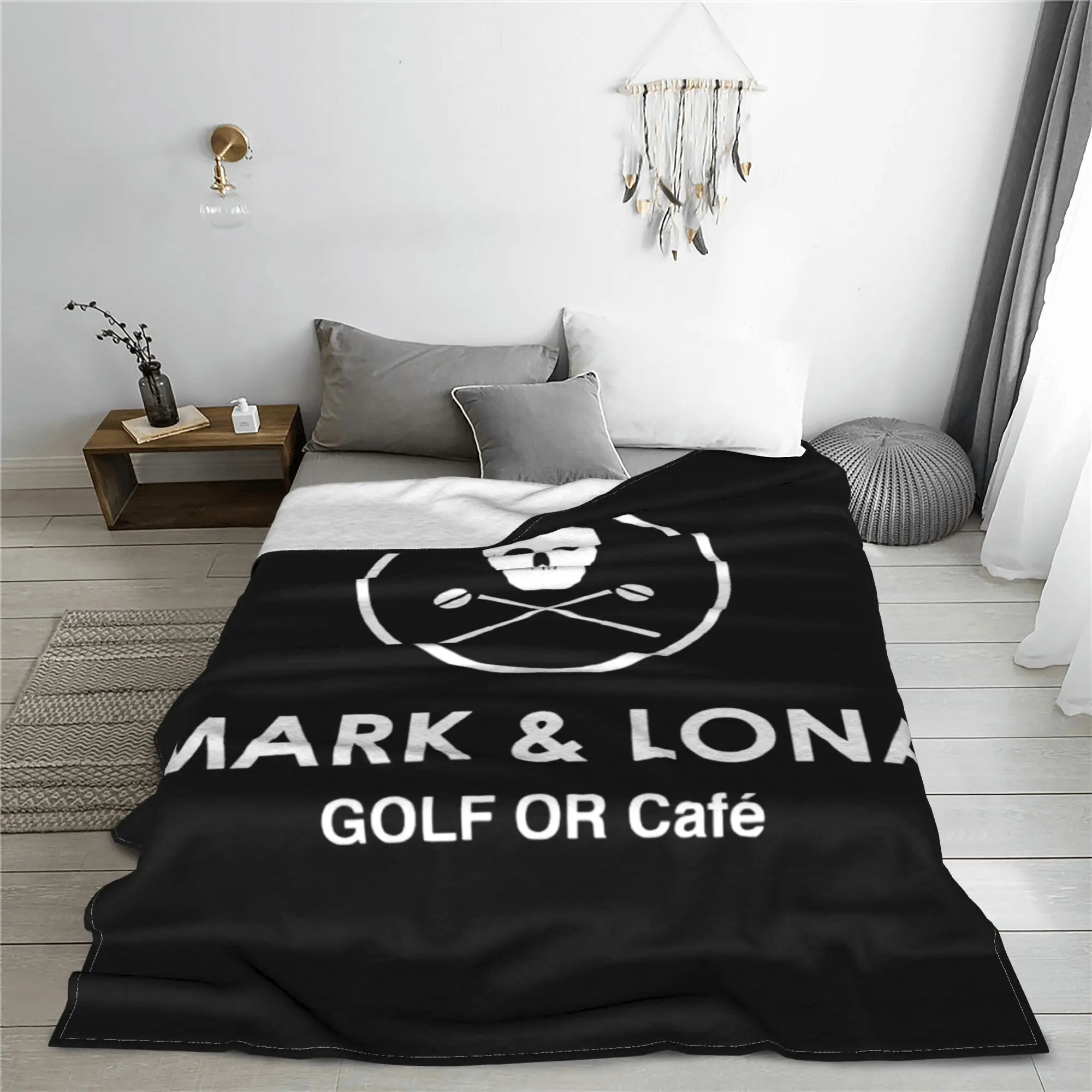 Marks & Lonas Golf Blanket Multiple Sizes Soft Fuzzy Plush  Throw Blankets for Couch Sofa and Bed