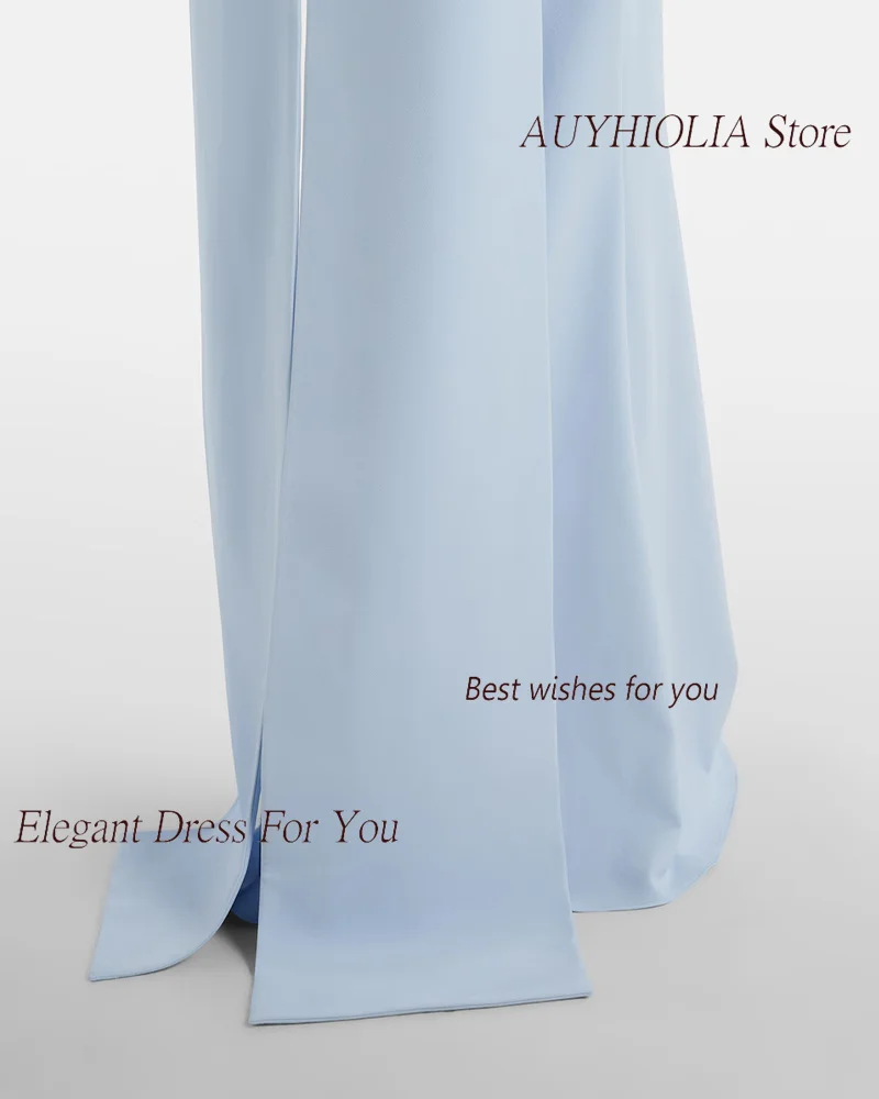 Simple Crepe Evening Dress For Sexy Women 정장원피스 Vestidos de festa Elegant Cap Sleeve Custom Formal Cocktail Prom Gown 2024