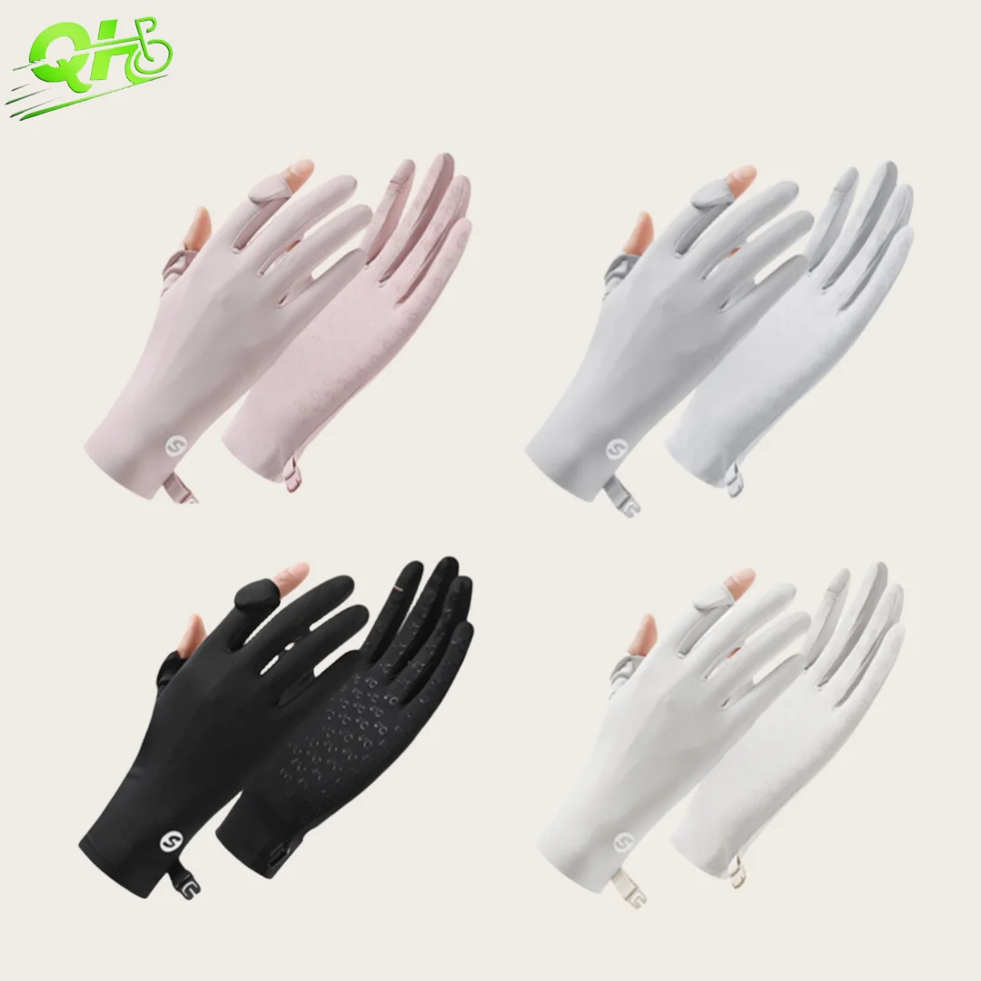 

New Fashion Women Summer Gloves Bicycle ebike Anti-UV Sunscreen Sports Thin Touchscreen bicicleta Fishing Camping Equipment