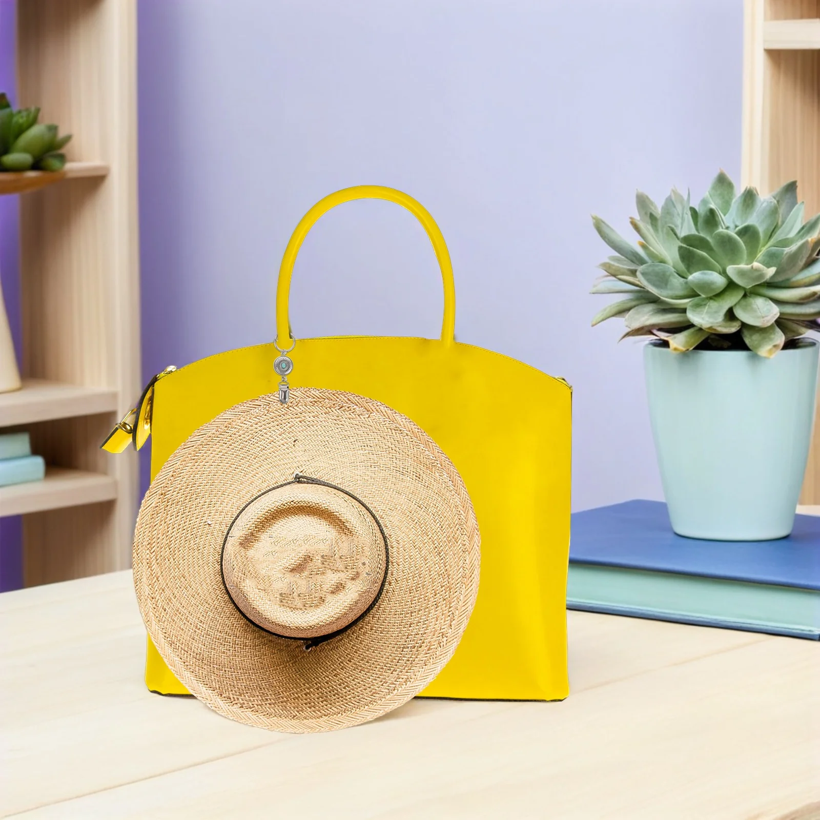 

4Pcs Hat Clips - Travel Hat Holder for Bag Backpack - Hands-Free Windproof Cap Clip Retainer - Portable Organizer for Straw Sun