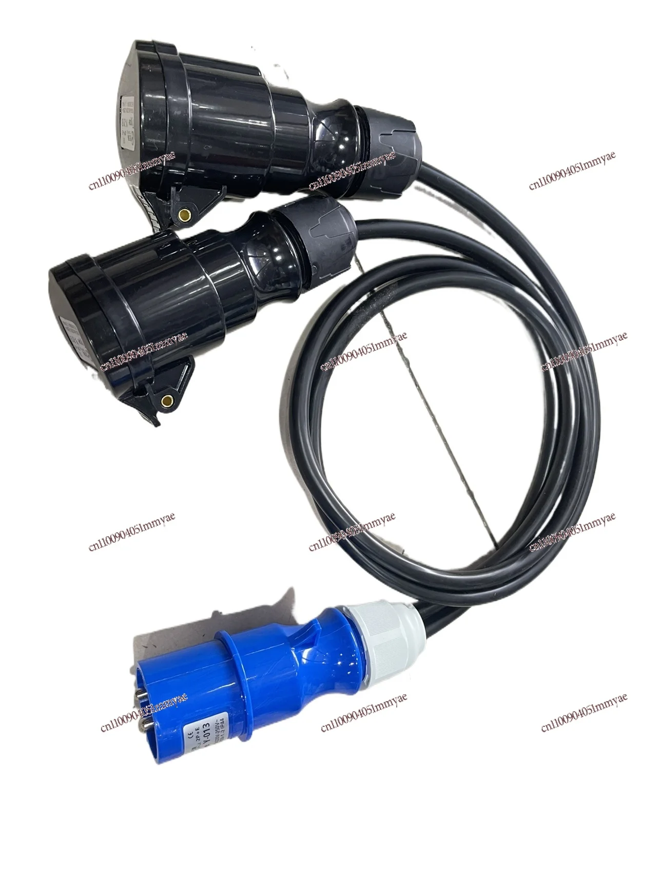 

16A Aviation Plug Only One Point and Two Points, Blue 16A Male One Point and Two Power Cord, Light Power Cord