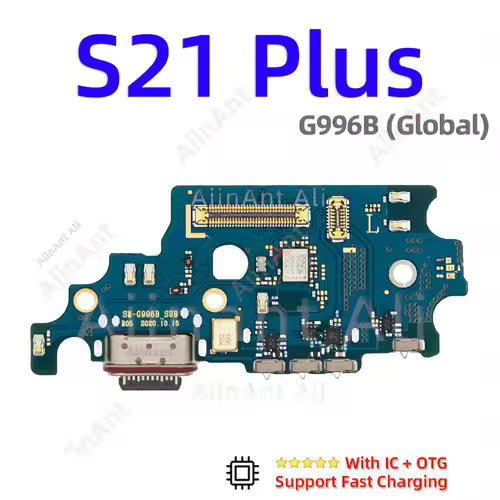 AiinAnt Dock USB Charger Board Connector Charging Port Flex Cable For Samsung Galaxy S21 Ultra Plus FE S21+ G998B G996U G991B - Image 14