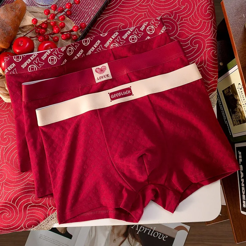 

Solid Cotton Breathable Flat Boxers Sexy Middle Waist Underwear Fashion Panties Shorts U Convex Pouch Hombre Plaid Male Lingerie