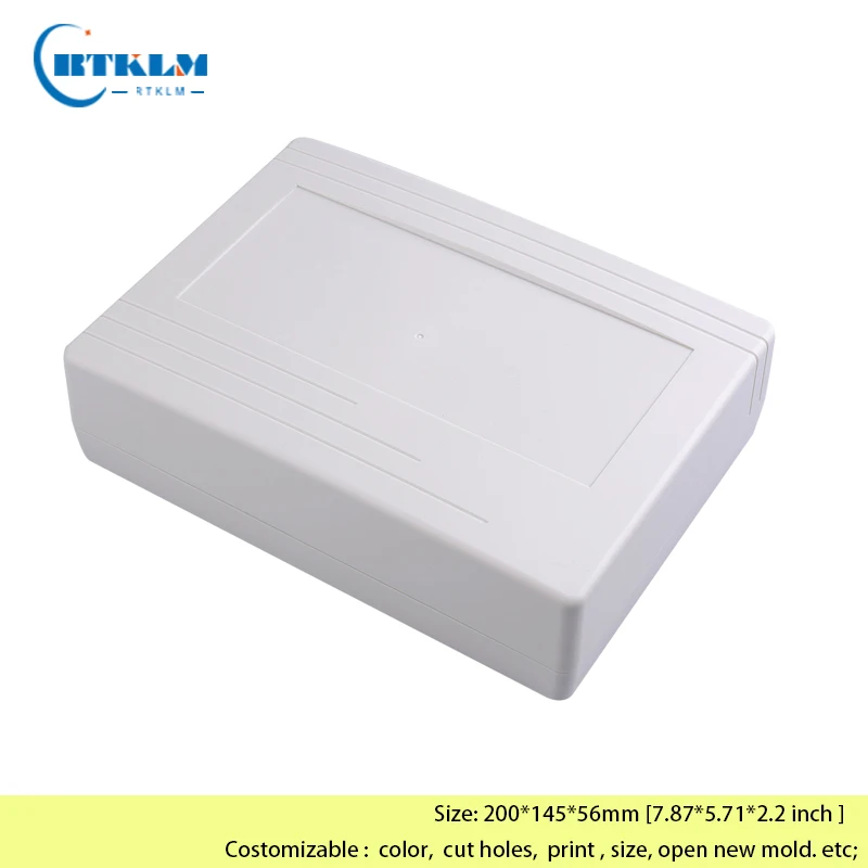 

ABS Plastic Enclosure For Electronic Project Casing DIY PCB Board Shell Wall Mounting Outdoor Junction Boxes 200*145*56mm