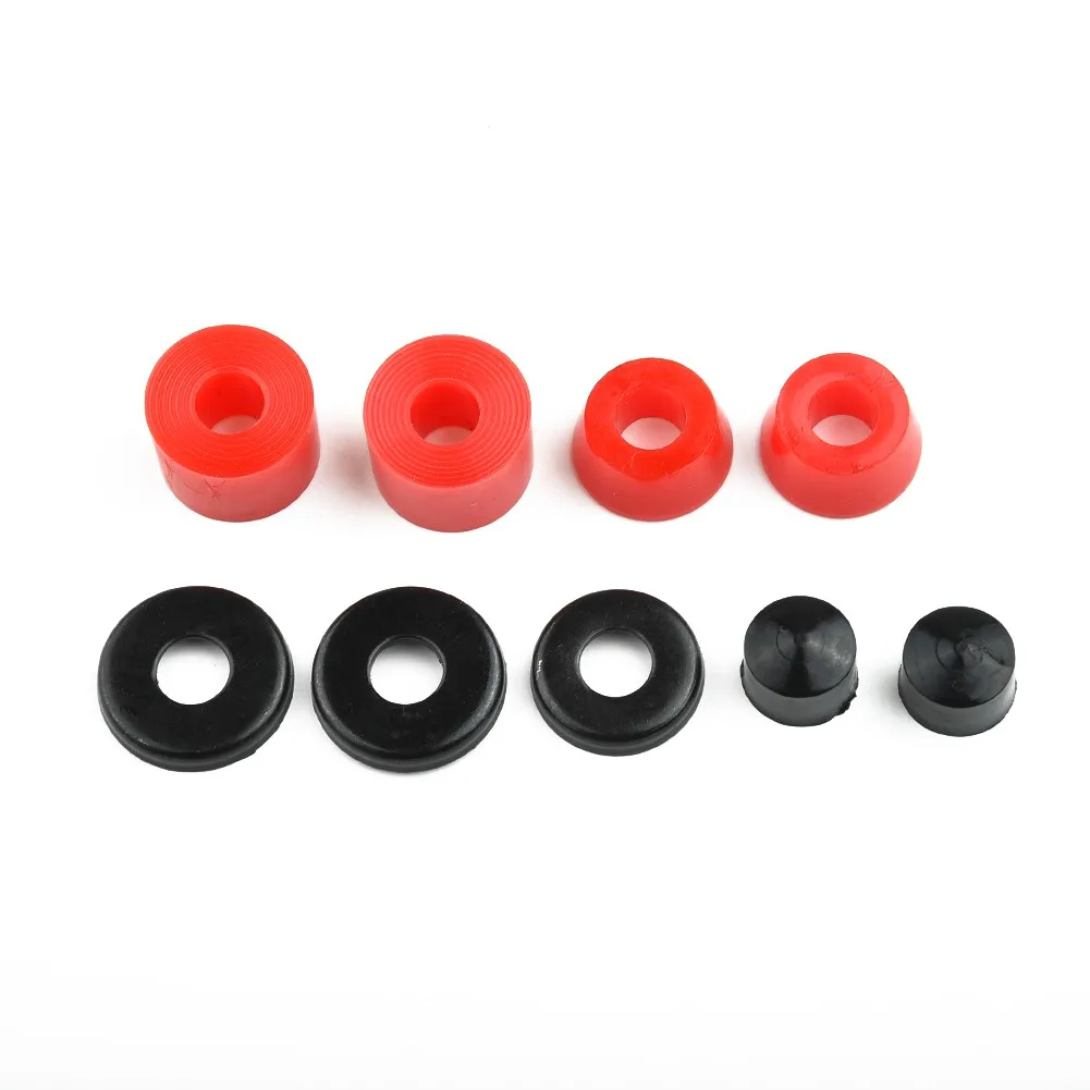 Achieve Maximum Control with this Skateboard Truck Rebuild Kit Bushings, Washers, Pivot Cups, Shock Absorber Set