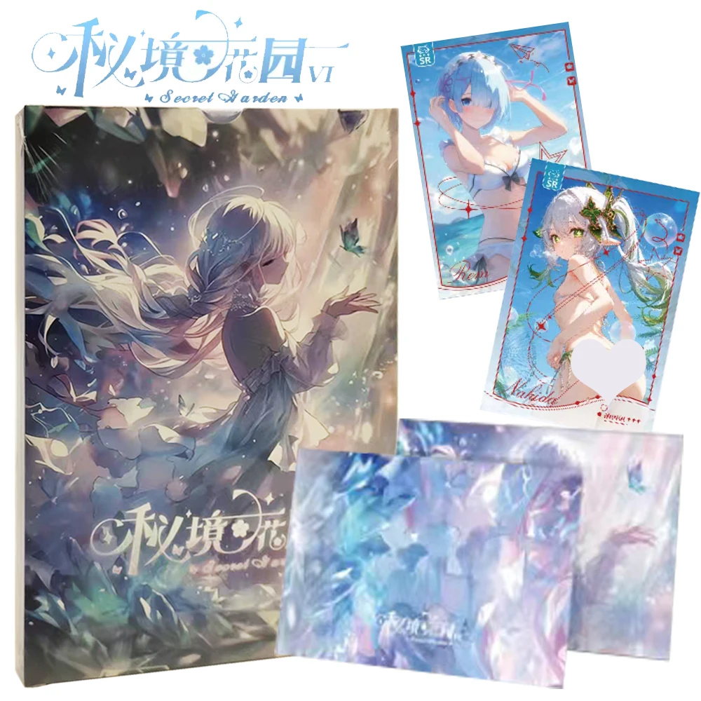 

Original Secret Garden Goddess Story Cards Anime Girl Characters Exquisite Texture Colorful LP XR PR Collection Cards Kids Gifts