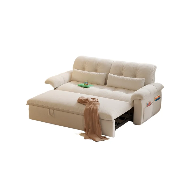 

sofa bed integrated dual-use, small apartment living room, double folding, sofa
