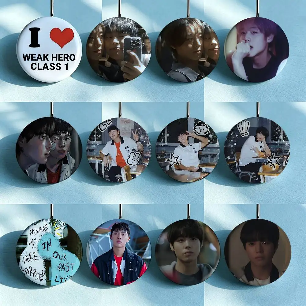 W-Weak Hero Class 1 Badge Pins For Friend, Backpack, Clothing, Collectible Accessories, Jewelry Gift
