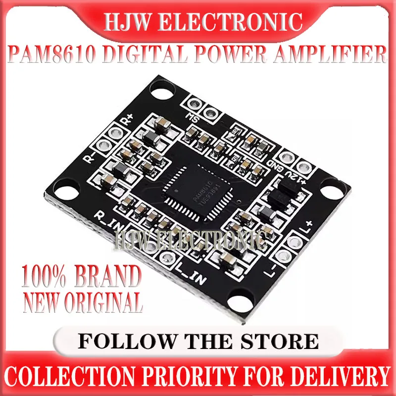 PAM8610 Digital Power Amplifier Board Module 2x15W Two-channel Stereo Class D High-power Power Amplifier Board