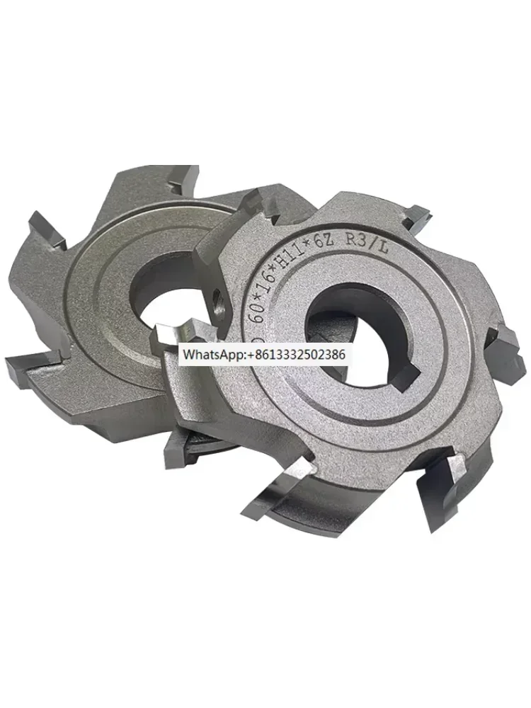 1 Pair (L+R)  Fine Trimming Cutter for QINGDAO Edge Banding Machine 60*16*H11*6Z-R1.5/2/3