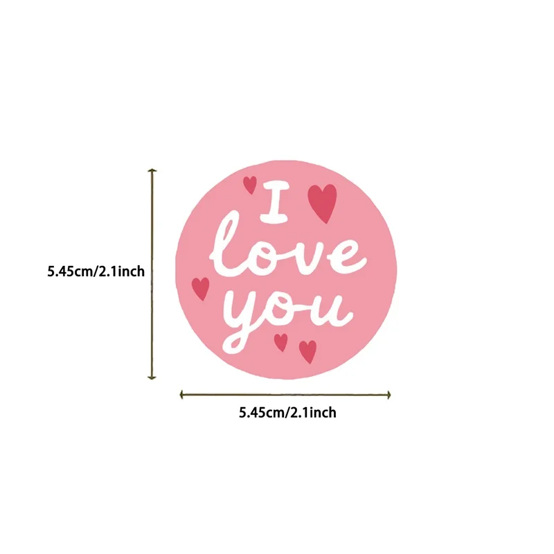 10/30/50PCS Cartoon I Love You Sticky PVC Sticker Aesthetic DIY Decoration Scrapbooking Hand Accounting Supplies