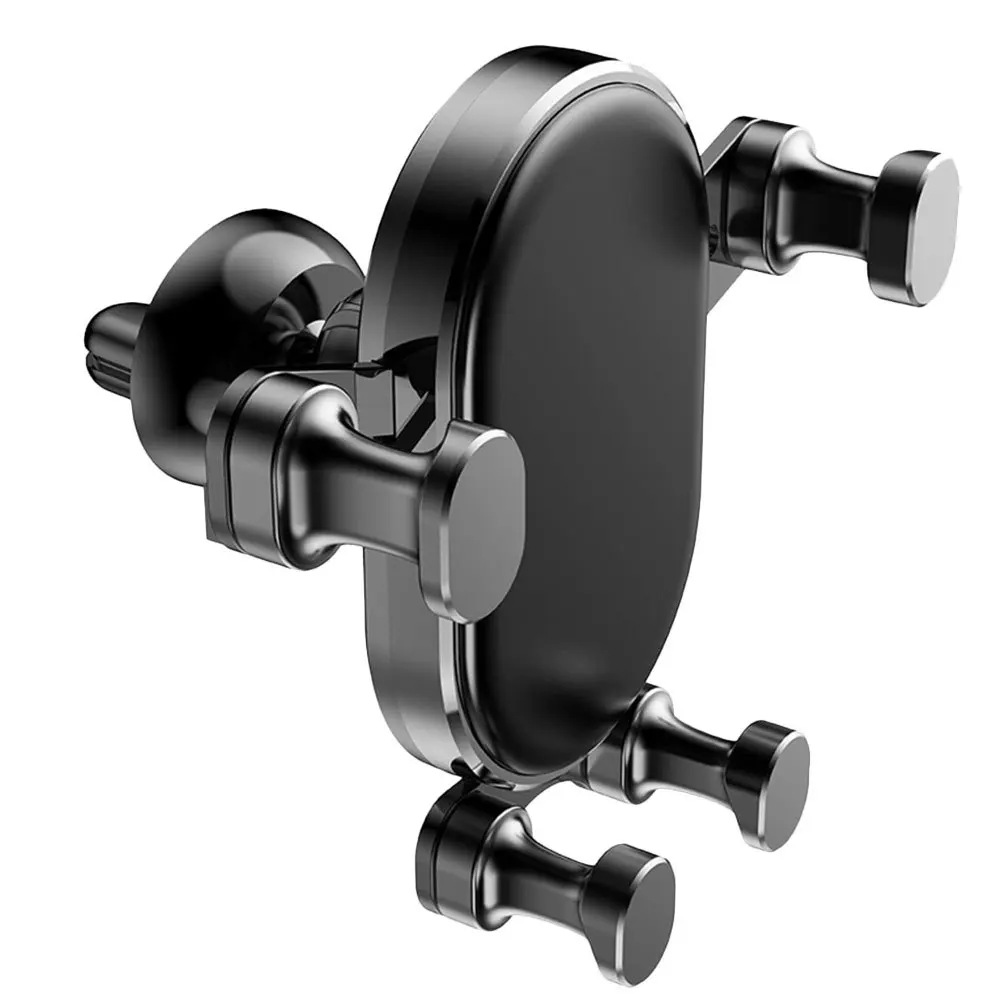 

Car Phone Holder Universal Mount with 360 Degree Rotation Black Silicone Grip for Safe Driving Hands-Free Use Car Phone