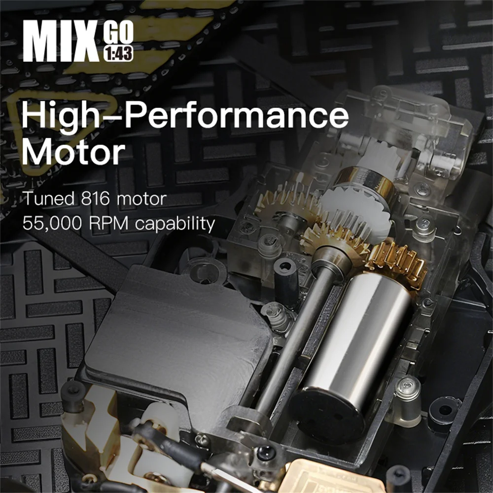 Diatone x Sniclo MIX GO SNT MG034 1/43 2.4G 4WD Mini Drift RC Auto Gyro Micro Racer Hoge-Snelheid Motor On-Road Racevoertuig Model