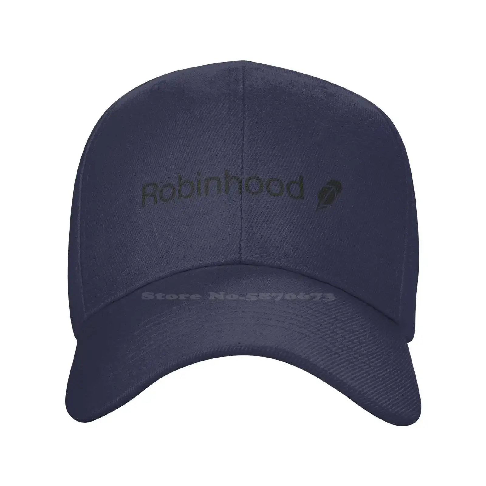 Robinhood-Casquette en denim avec logo, chapeau de baseball, qualité