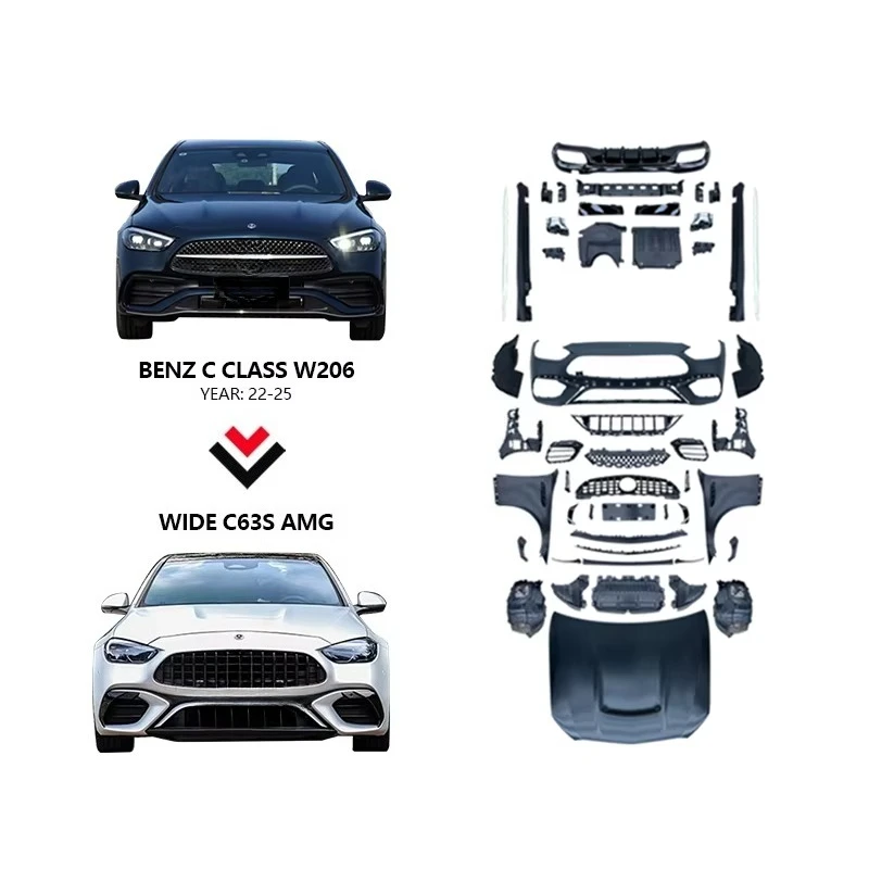 

Facelift Body Kit for GLE/G Class 15-19 Upgrade to GLE63 Bolt-On Car Bumper