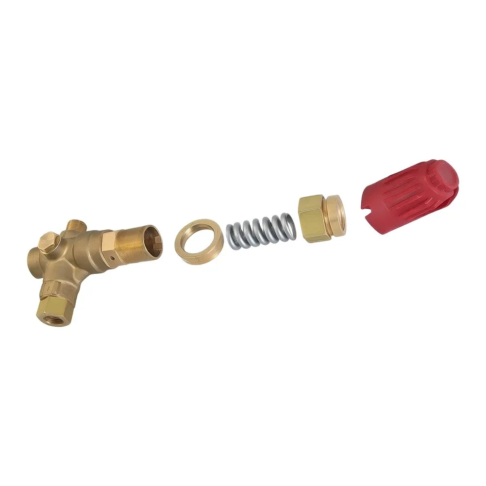 Brass Unloader Valve 350 Unloader Valve Robust Brass And Steel 4800 PSI Capability 1 2 Inch FPT Size For High Pressure Cleaning