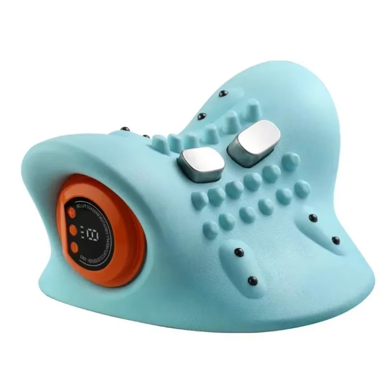 2026/Electric Neck and shoulder relaxation traction  cervical acupressure massage pillow cervical orthotics