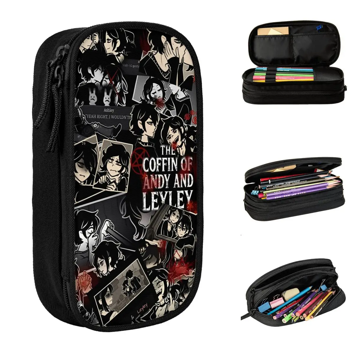 

The Coffin Of Andy And Leyley Pencil Cases Game Pencilcases Pen Box Kids Big Capacity Pencil Bags Students School Stationery