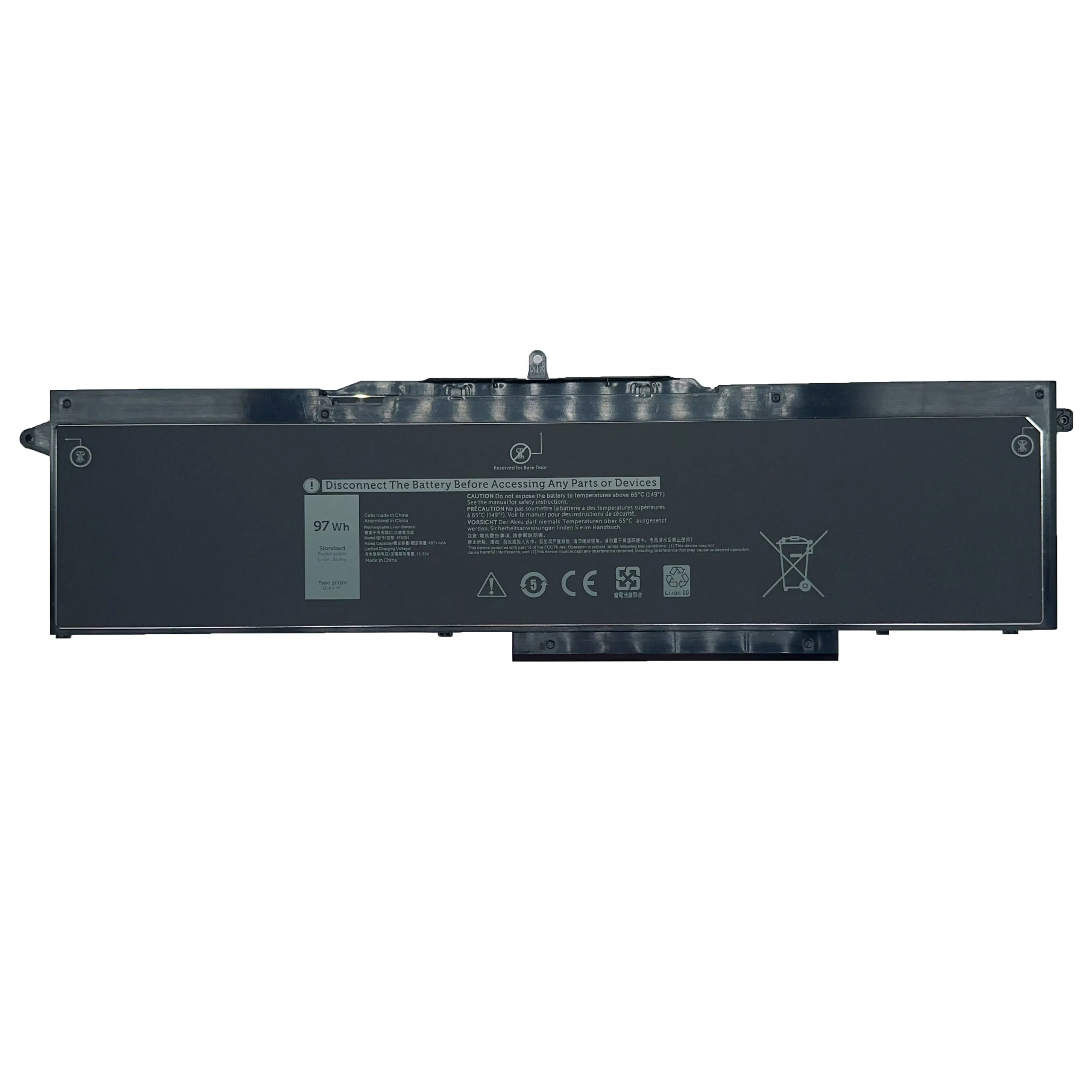 Imagem -02 - Bateria do Portátil para Dell Latitude 5411 5510 Precisão 3540u 3540 Inspiron 7500 7706 em Fxdh 1wjt0 D191g 11.4v 97wh Novo