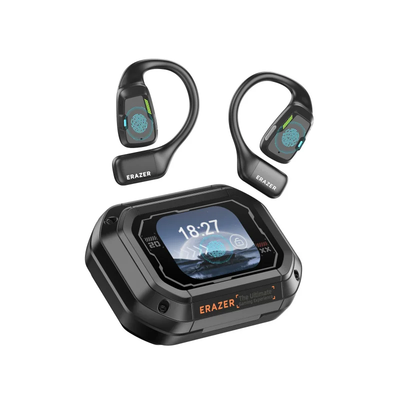 

Беспроводная гарнитура Erazer XP6 HiFi с сенсорным LCD-экраном, шумоподавлением ENC и интеллектуальным переводом AI для бизнеса