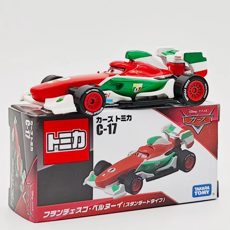 In Stock Original Takara Tomy Tomica Cars C-17 Francesco Collectible Alloy Diecast Cartoon Racing Car Model Toy