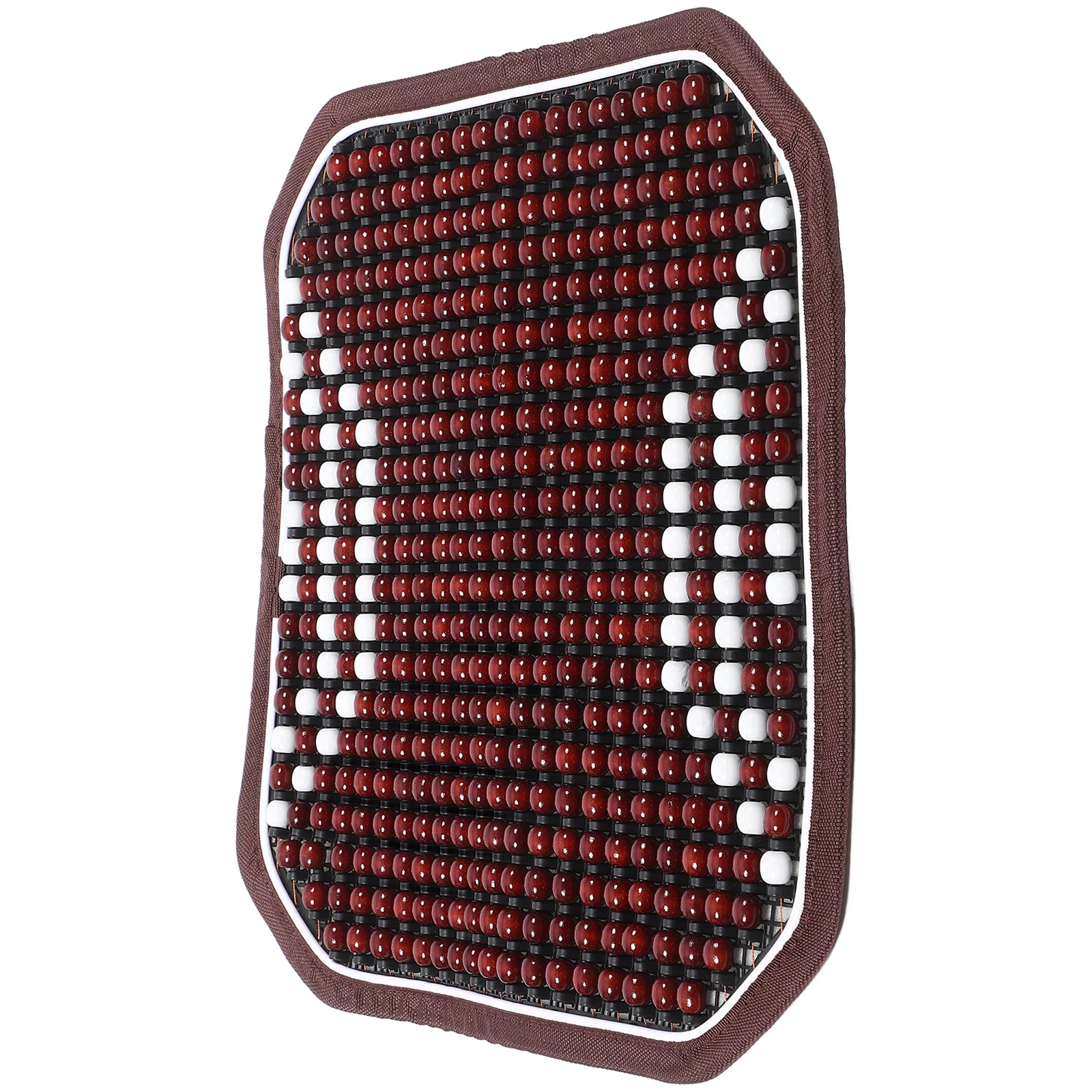 

Cooling Car Seat Cushion Summer Wooden Beaded Massage Pad Ventilation Non-Slip Universal Fit Car Seat Cover Protector Mat