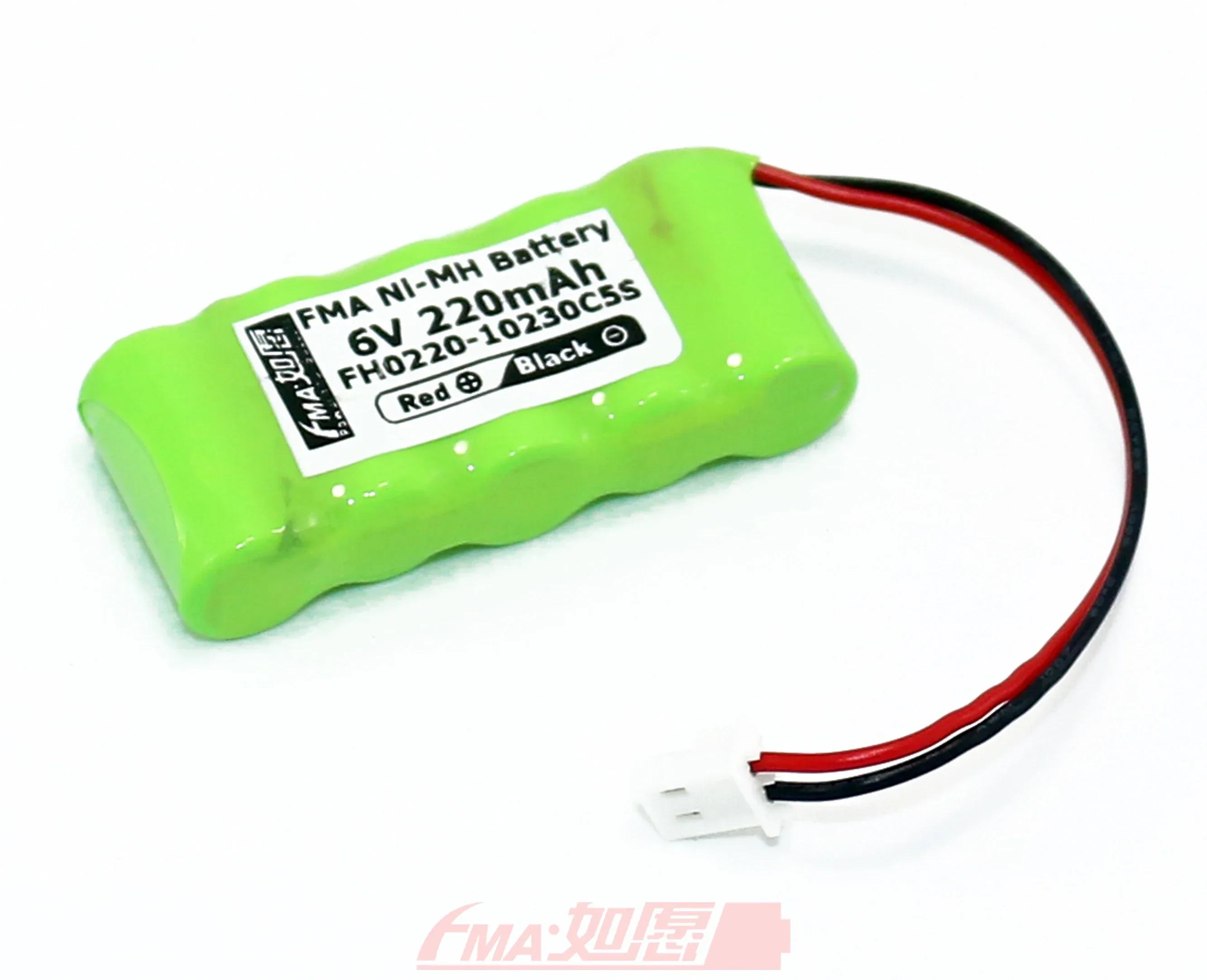 Akumulator Ni-MH 6V 220mAh do czajnika wodnego Bugatti 1/2AAA5SB Rozmiar: 10x51x23mm ze złączem/5264