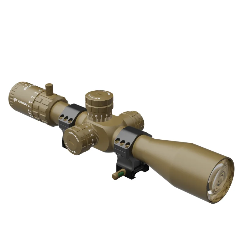 

TYPHON 8-32x50SFIR SFP Second Focal Plane 30mm Tube Etched Glass Illuminated Scope Sight