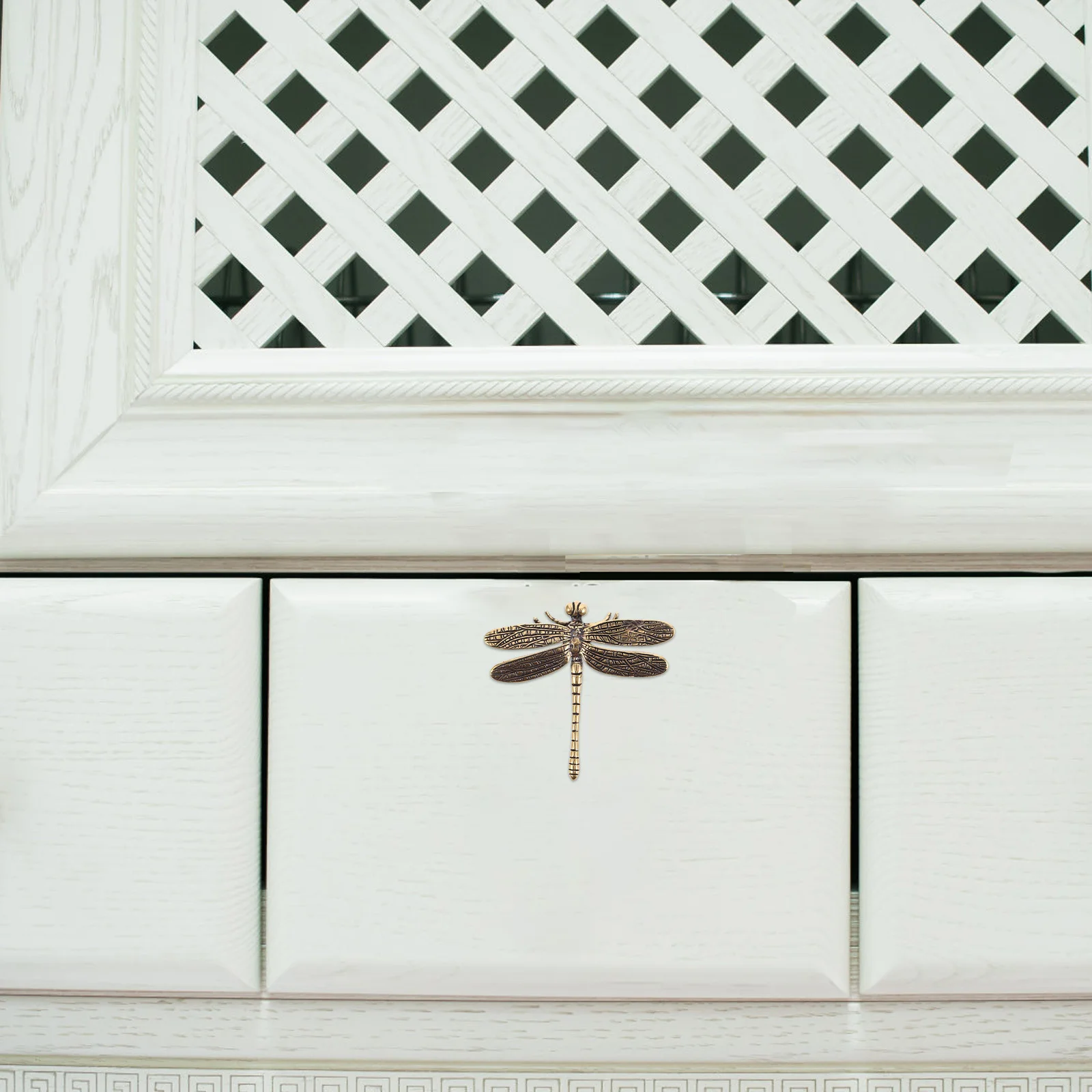 

Brass Dragonfly Cabinet Knobs Vintage Decorative Handles Furniture Pulls for Drawers Wardrobes Kitchen Cabinets Jewelry Boxes